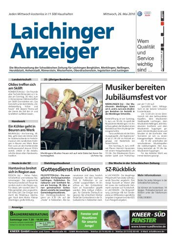Laichinger Anzeiger 26.05.2010