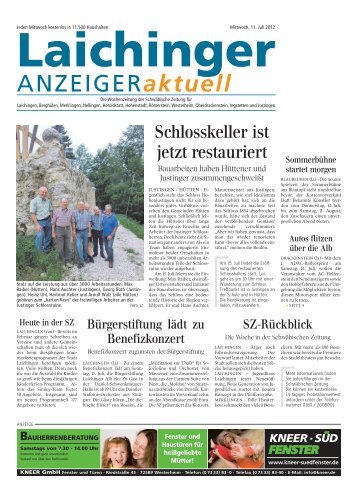 Laichinger Anzeiger 11.07.2012