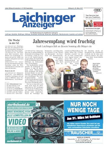 Laichinger Anzeiger 29.03.2017