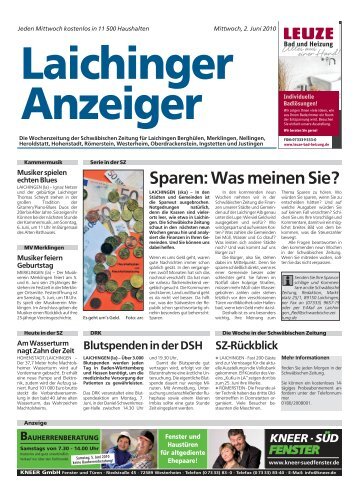 Laichinger Anzeiger 02.06.2010