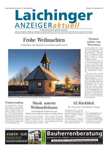 Laichinger Anzeiger 23.12.2013
