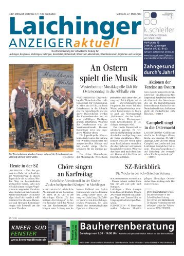 Laichinger Anzeiger 27.03.2013