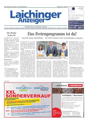 Laichinger Anzeiger 06.07.2016