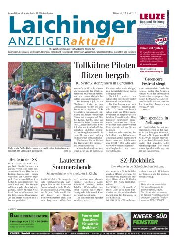 Laichinger Anzeiger 27.06.2012