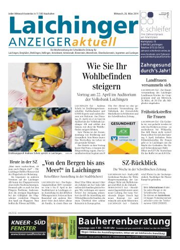 Laichinger Anzeiger 26.03.2014