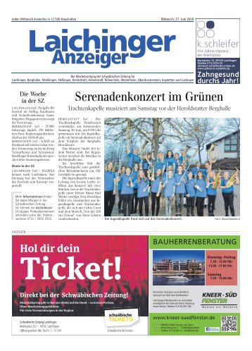 Laichinger Anzeiger 27.06.2018