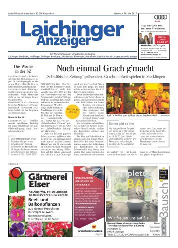 Laichinger Anzeiger 10.05.2017