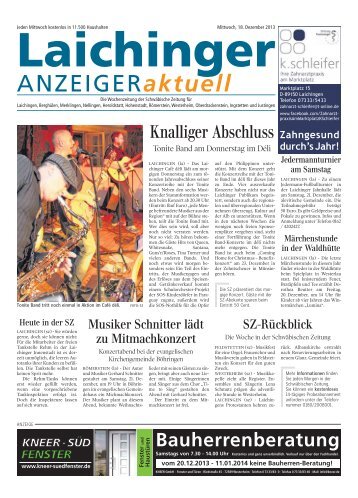Laichinger Anzeiger 18.12.2013