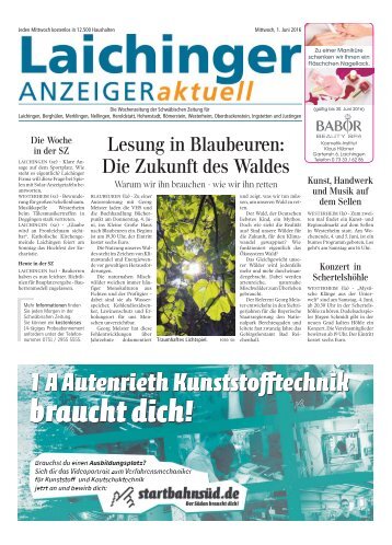 Laichinger Anzeiger 01.06.2016