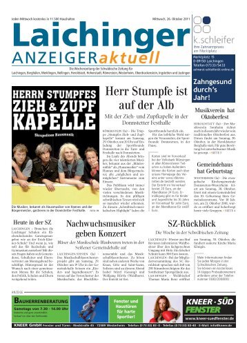 Laichinger Anzeiger 26.10.2011