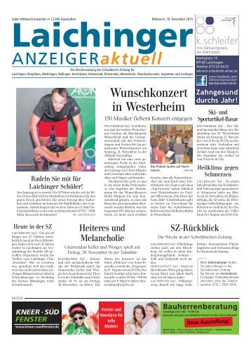 Laichinger Anzeiger 18.11.2015