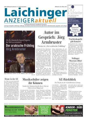 Laichinger Anzeiger 28.03.2012