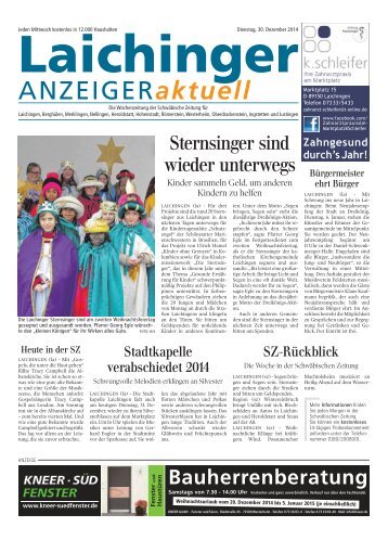Laichinger Anzeiger 30.12.2014