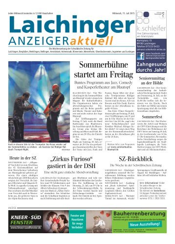 Laichinger Anzeiger 15.07.2015