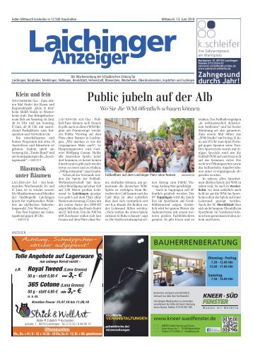 Laichinger Anzeiger 13.06.2018