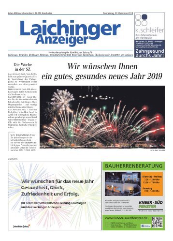 Laichinger Anzeiger 27.12.2018