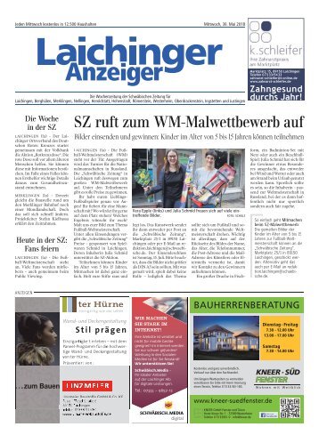 Laichinger Anzeiger 30.05.2018