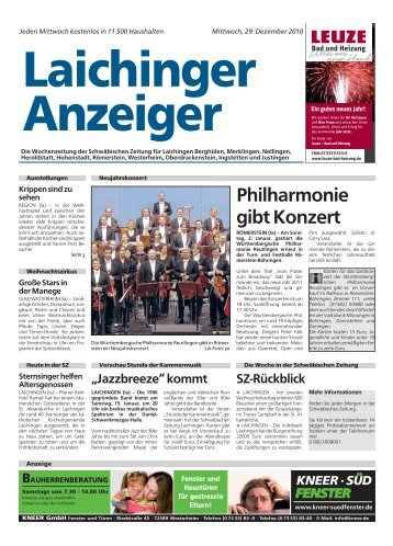 Laichinger Anzeiger 29.12.2010