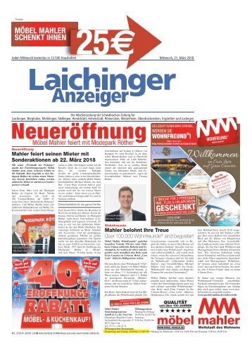 Laichinger Anzeiger 21.03.2018