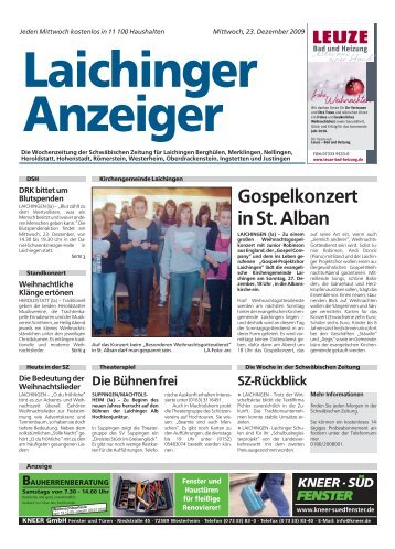 Laichinger Anzeiger 23.12.2009