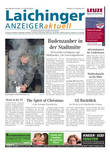 Laichinger Anzeiger 14.12.2011
