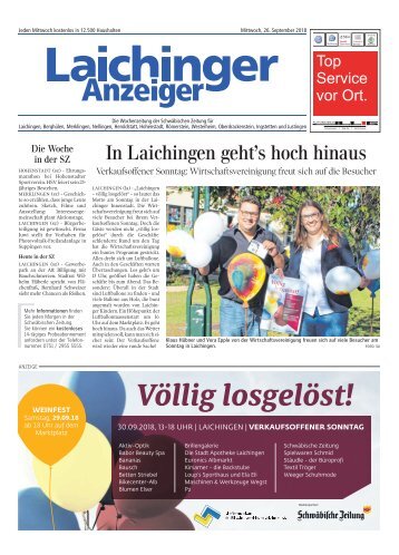 Laichinger Anzeiger 26.09.2018