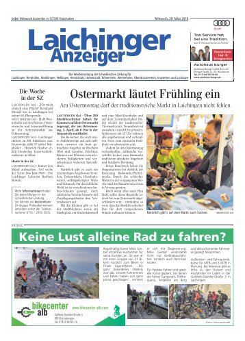 Laichinger Anzeiger 28.03.2018