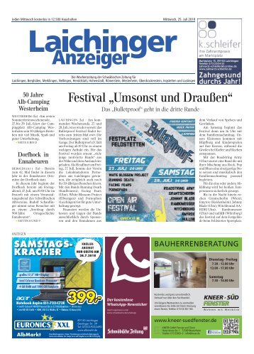 Laichinger Anzeiger 25.07.2018