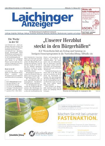 Laichinger Anzeiger 15.02.2017