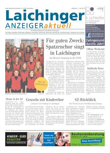 Laichinger Anzeiger 01.07.2015
