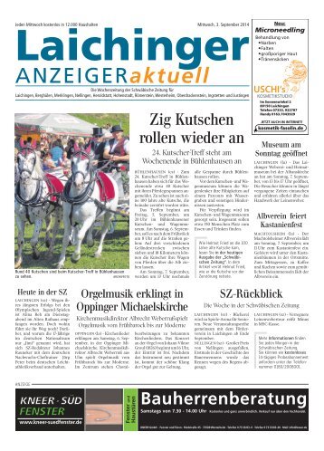 Laichinger Anzeiger 03.09.2014