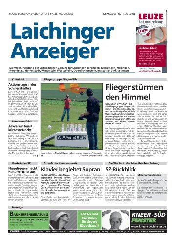 Laichinger Anzeiger 16.06.2010