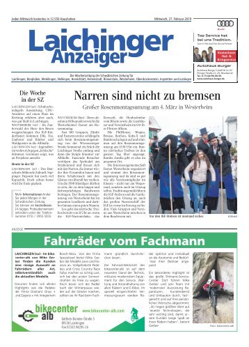 Laichinger Anzeiger 27.02.2019