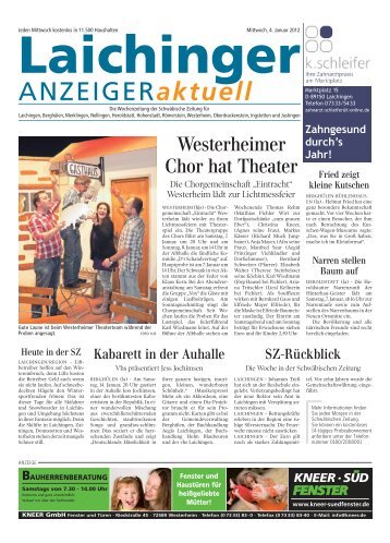 Laichinger Anzeiger 04.01.2012
