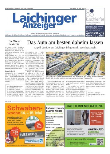 Laichinger Anzeiger 16.05.2018