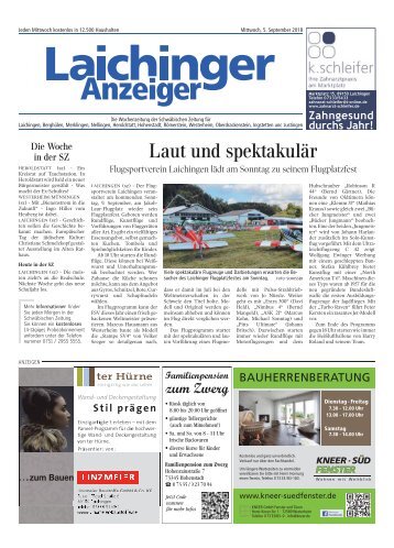Laichinger Anzeiger 05.09.2018