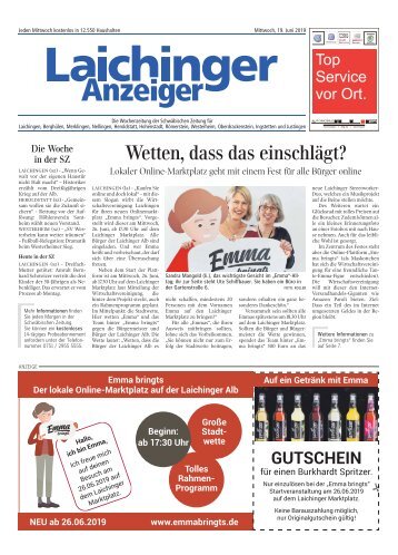 Laichinger Anzeiger 19.06.2019