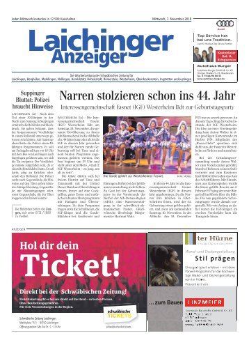 Laichinger Anzeiger 07.11.2018