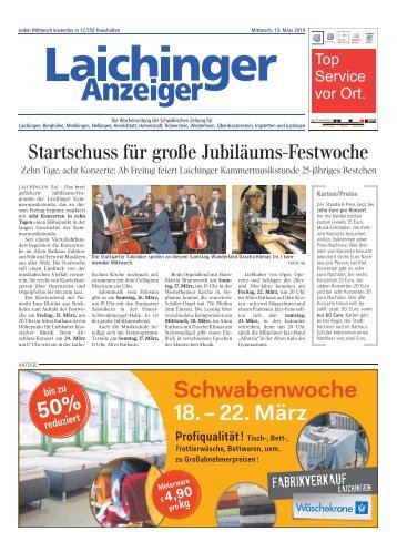 Laichinger Anzeiger 13.03.2019