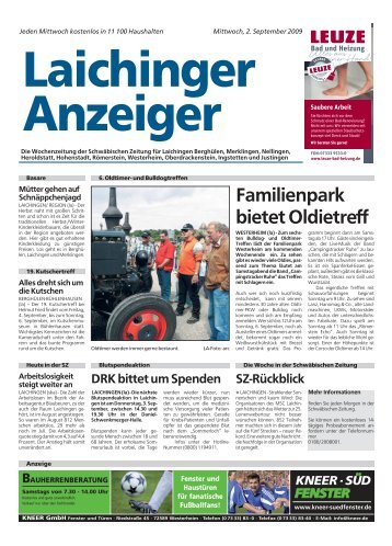 Laichinger Anzeiger 02.09.2009