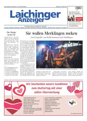Laichinger Anzeiger 08.05.2019