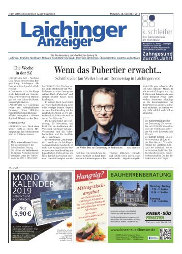 Laichinger Anzeiger 28.11.2018