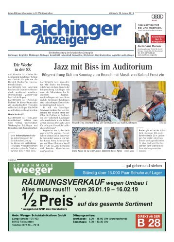 Laichinger Anzeiger 30.01.2019