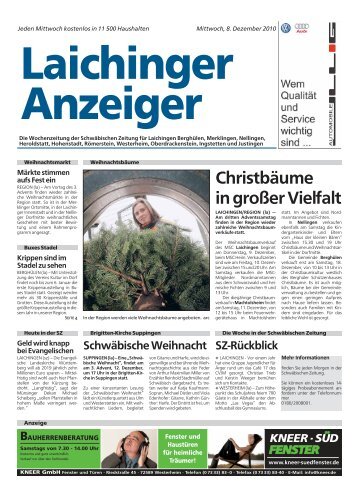 Laichinger Anzeiger 08.12.2010