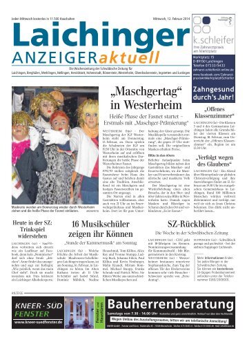 Laichinger Anzeiger 12.02.2014
