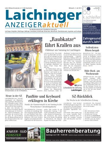 Laichinger Anzeiger 03.07.2013