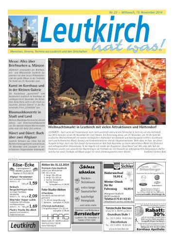 Leutkirch hat was 19.11.2014