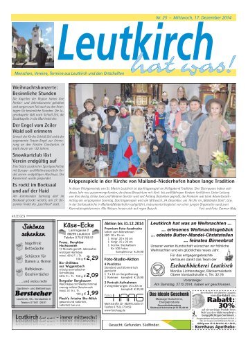 Leutkirch hat was 17.12.2014