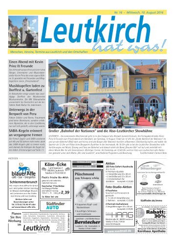 Leutkirch hat was 10.08.2016