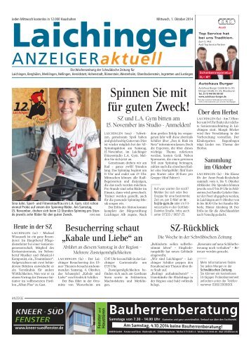 Laichinger Anzeiger 01.10.2014